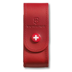Etui Victorinox 6 à 14 pièces cuir rouge